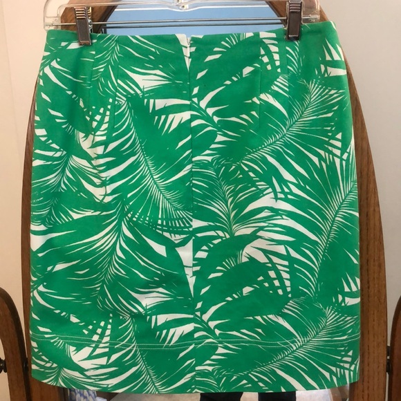 Palm leaf straight skirt - Picture 2 of 4